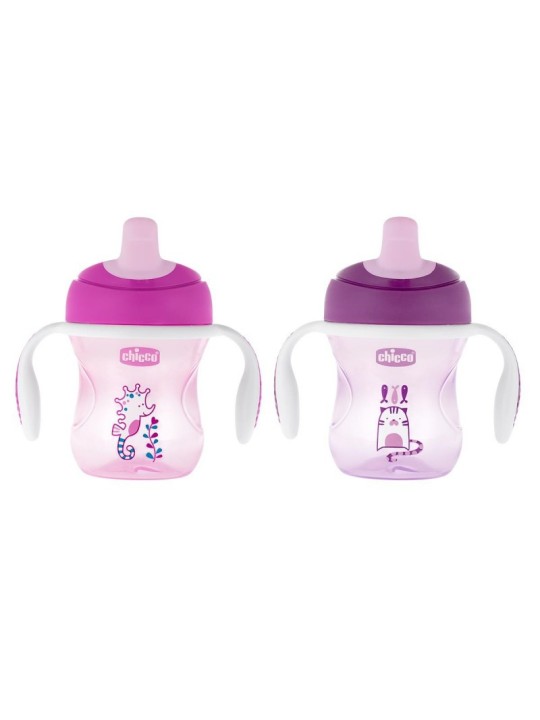 Chicco vaso entramiento rosa 6m+ 200 ml