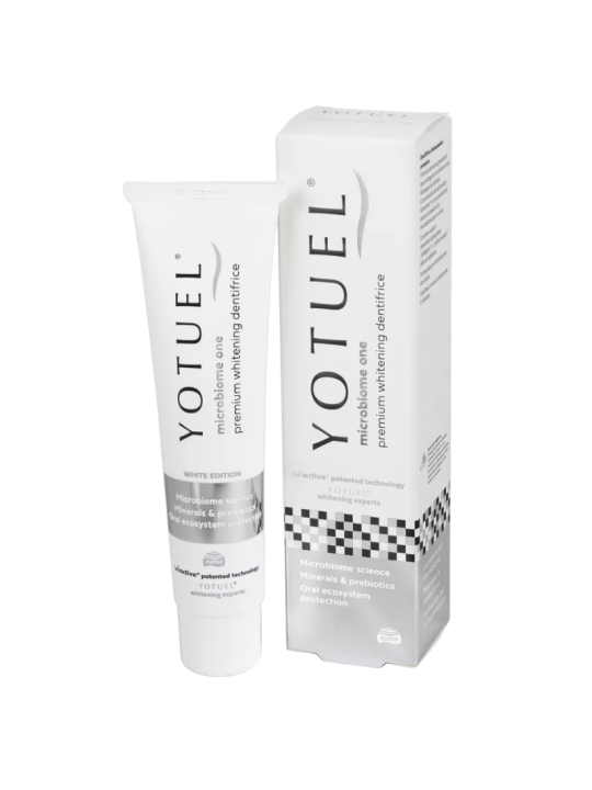 Yotuel dentífrico blanqueador microbioma one white premium