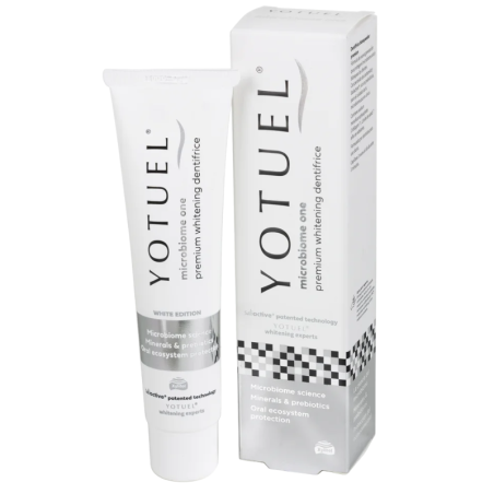 Yotuel dentífrico blanqueador microbioma one white premium