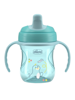 Chicco vaso entrenamiento azul 6m+ 200ml