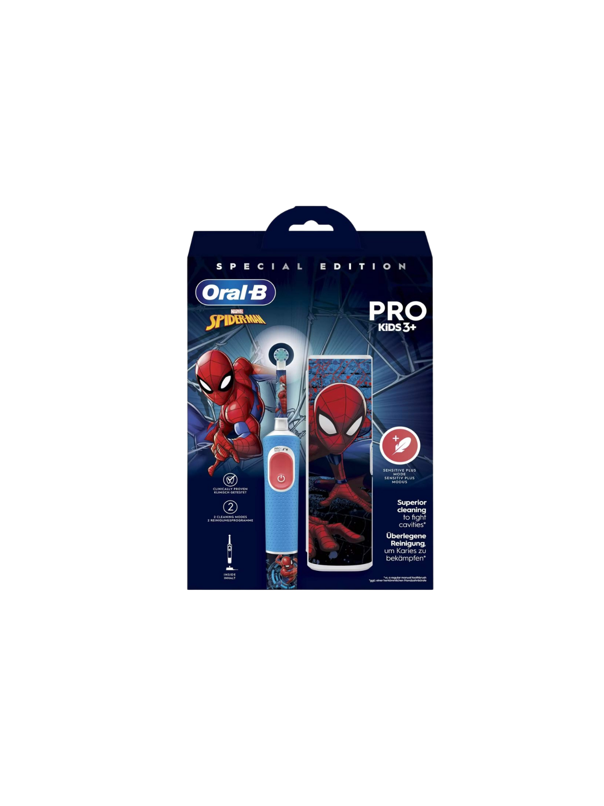 Oral b cepillo eléctrico infantil spiderman