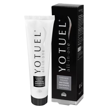 Yotuel all in one wintergreen blanqueador dentifrico