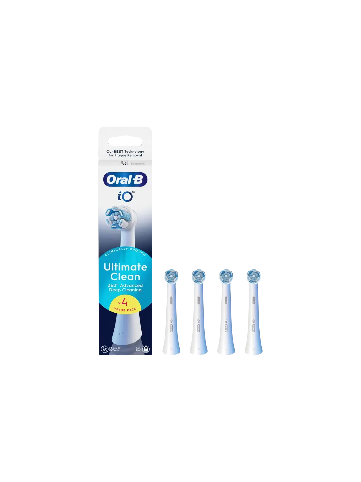 Oral-B recambio iO ultimate clean 4 cabezales