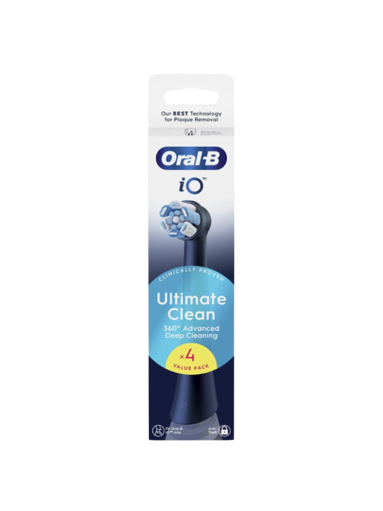 Oral-B recambio iO ultimate clean 4 cabezales color negro