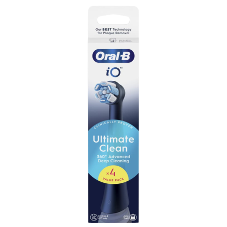 Oral-B recambio iO ultimate clean 4 cabezales color negro