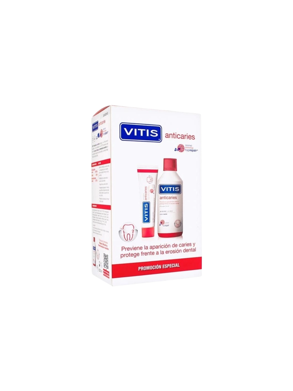 Vitis anticaries pack colutorio 500ml + pasta 100ml