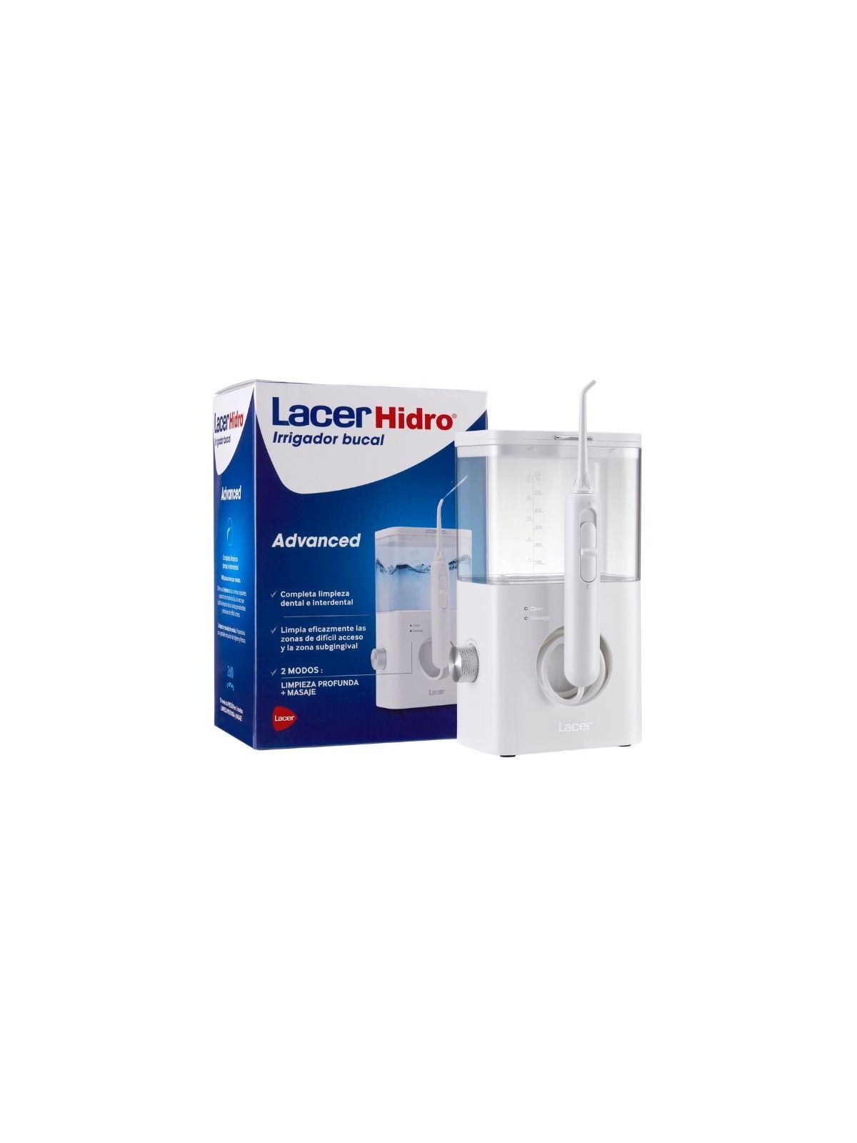 Lacer irrigador bucal hidro advanced 1 unidad