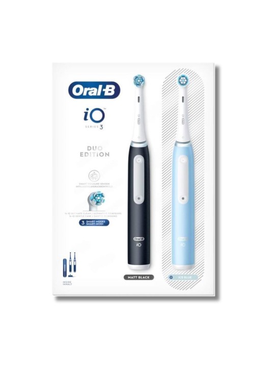 Oral B Duplo io3 Negro y Azul