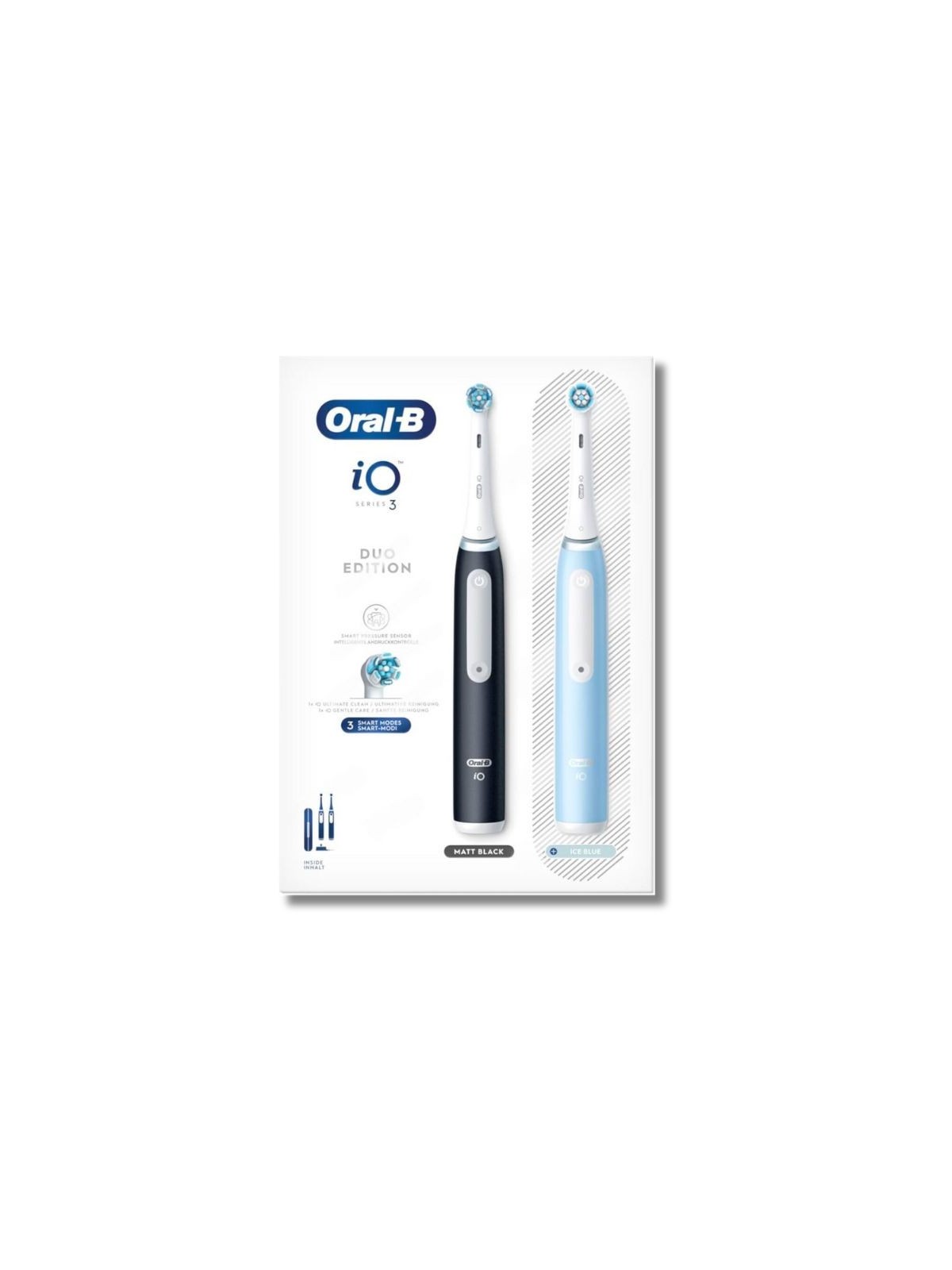 Oral B Duplo io3 Negro y Azul