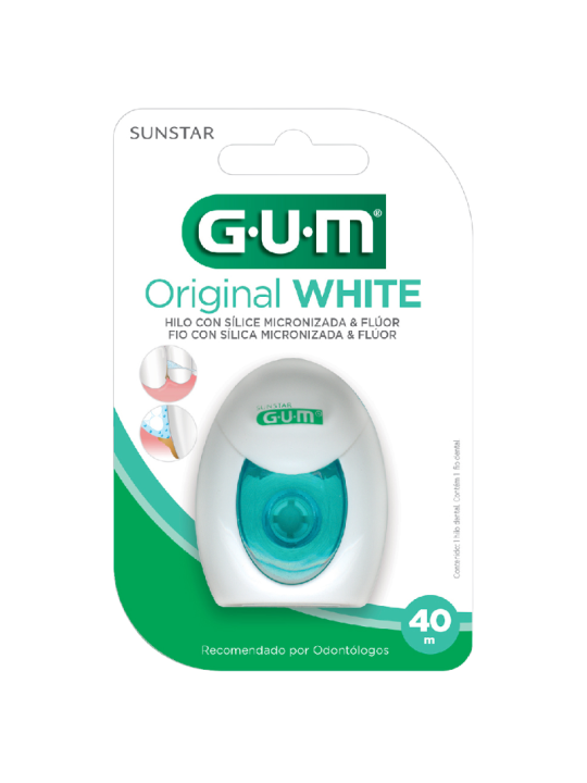 Gum seda original white con cera 2040 (verde)