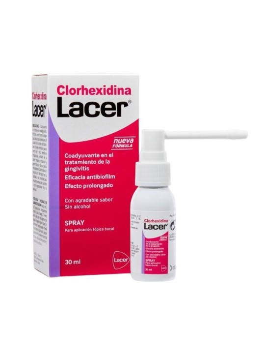 Lacer colutorio clorhexidina 0.2% 1 spray 30ml