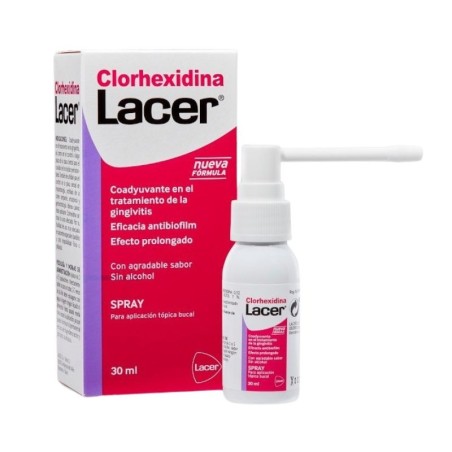 Lacer colutorio clorhexidina 0.2% 1 spray 30ml