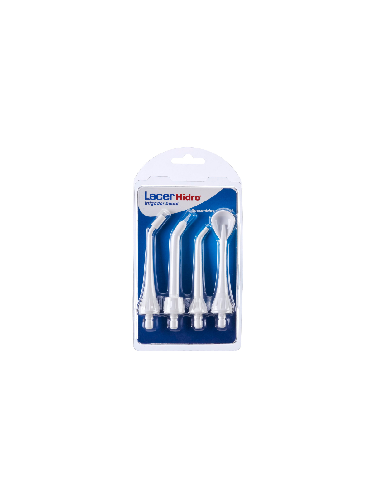 Irrigador bucal recambios Lacer hidro 4 cabezales