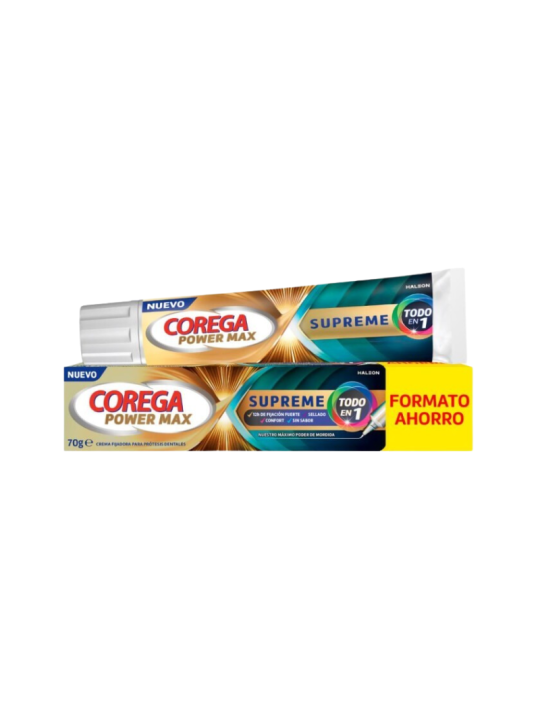 Corega power max supreme todo en 1 - 1 tubo 70g