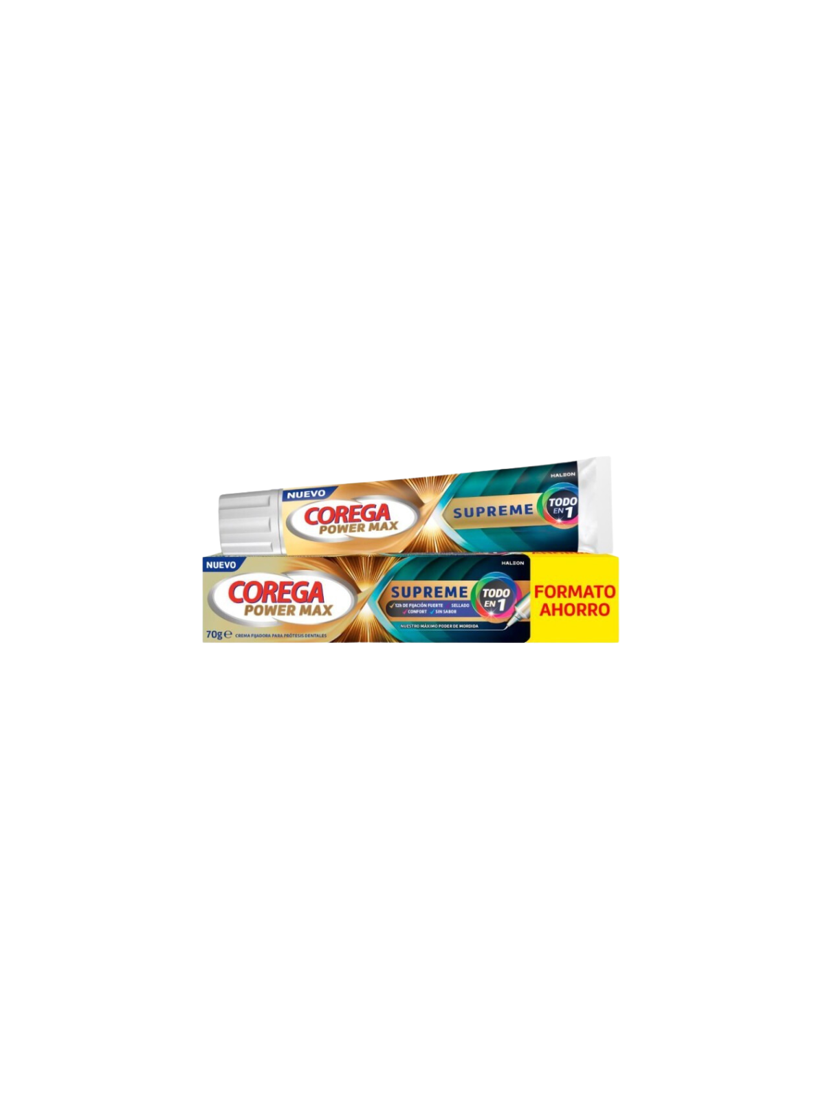 Corega power max supreme todo en 1 - 1 tubo 70g