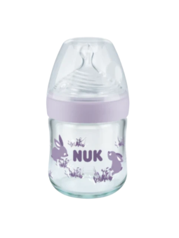 Nuk biberon cristal silicona nature sense S 150 ml