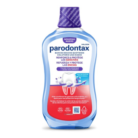 Parodontax refuerza y protege las encías colutorio 1 envase 500ml