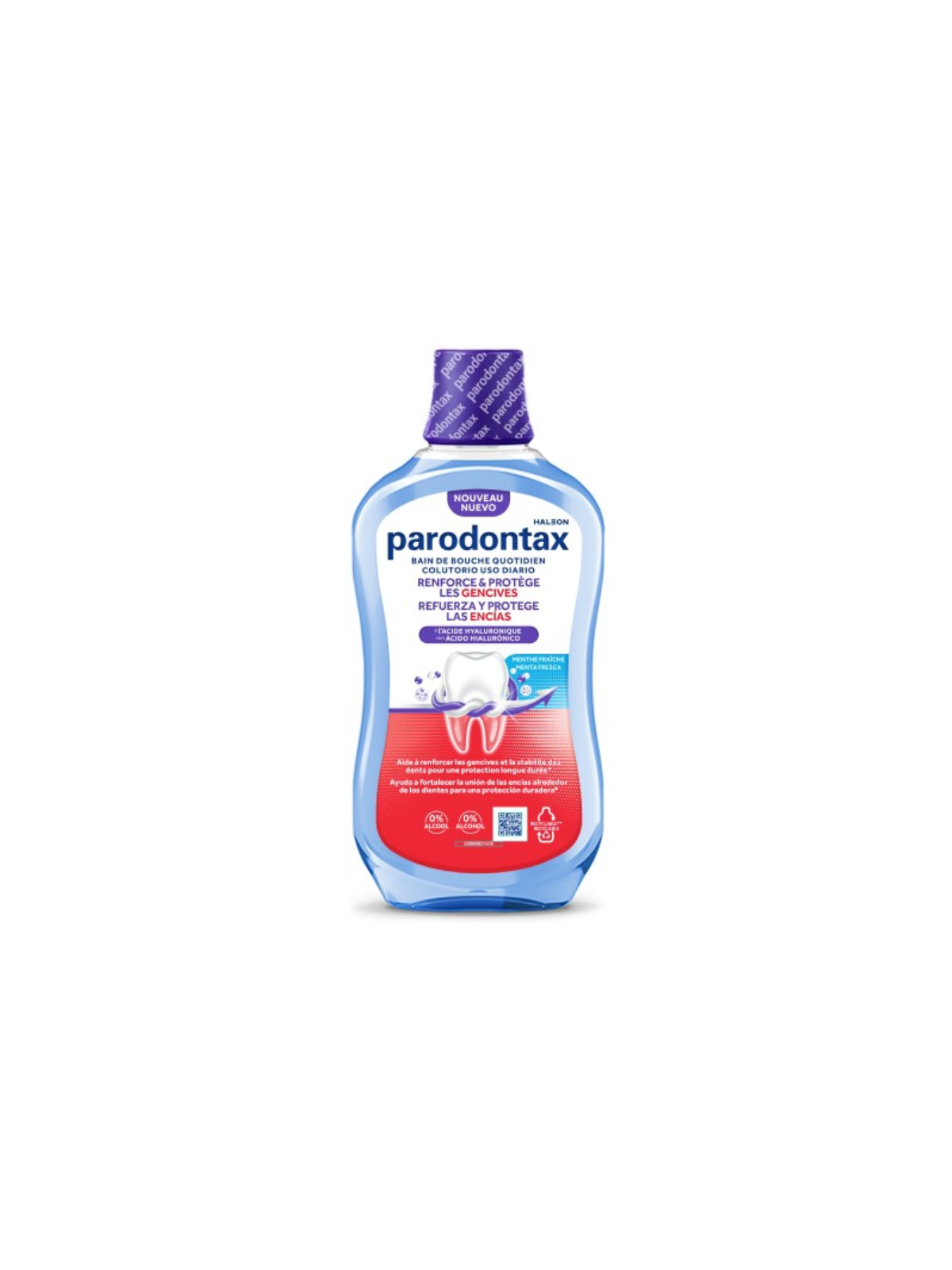 Parodontax refuerza y protege las encías colutorio 1 envase 500ml