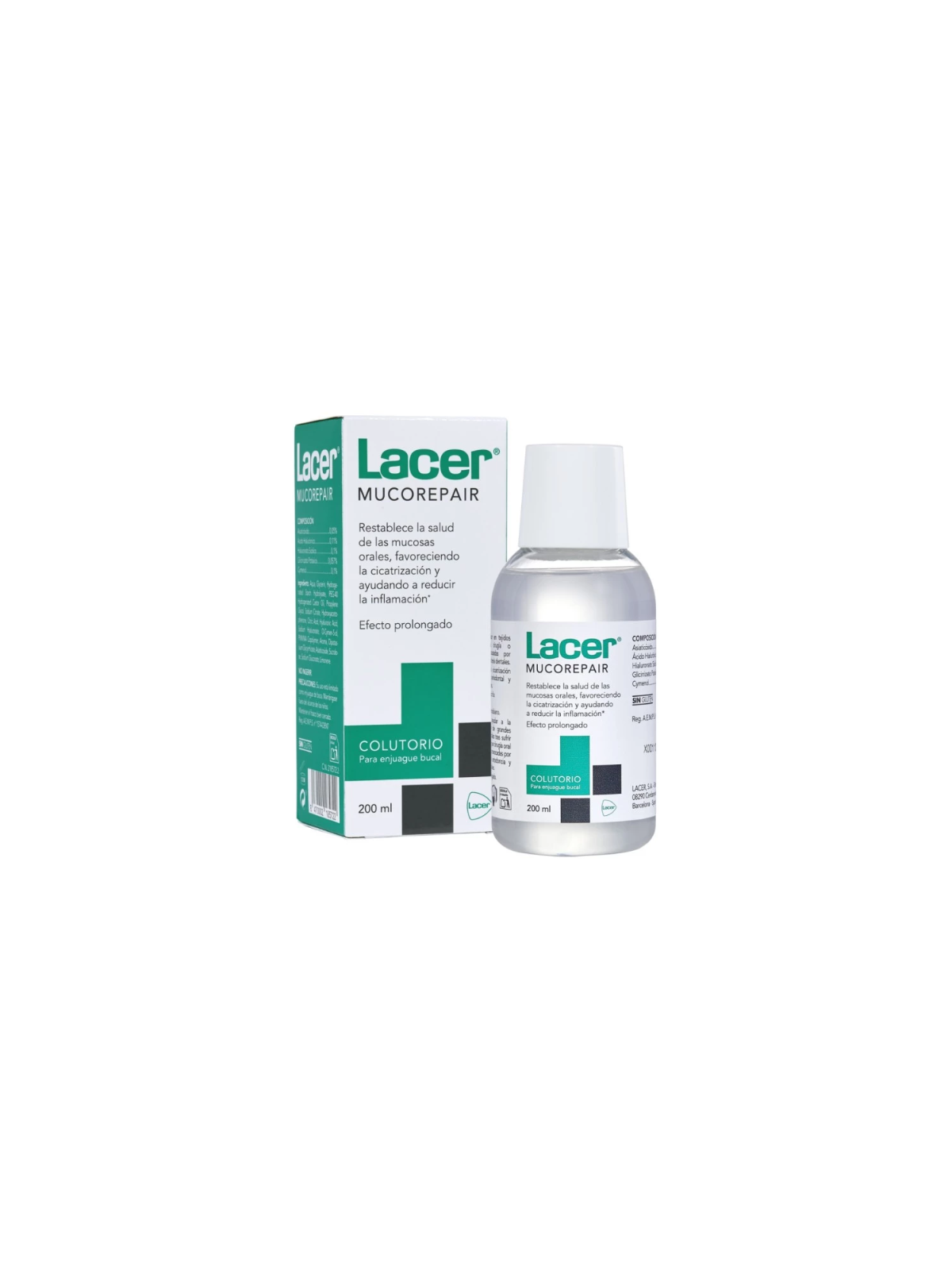 Lacer mucorepair colutorio 1 envase 200ml