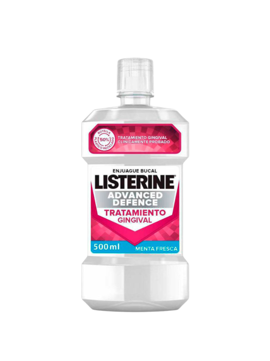 Listerine advanced defence tratamiento gingival 500ml