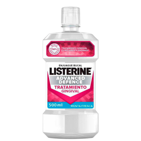 Listerine advanced defence tratamiento gingival 500ml