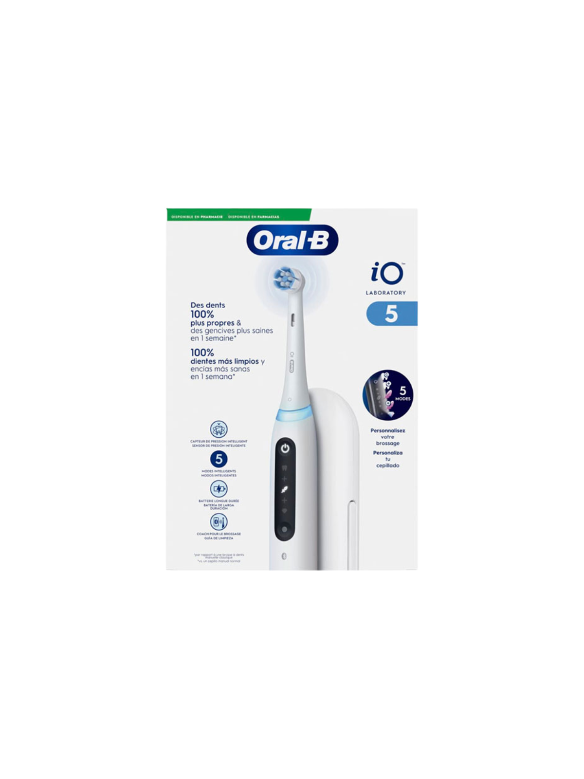 Oral-B cepillo dental eléctrico iO 5 laboratory blanco