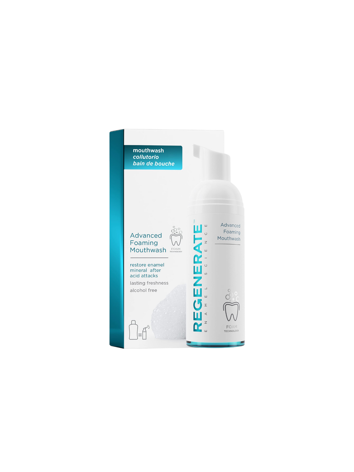 Regenerate advanced foaming mouthwash 50ml