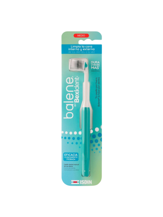 Isdin Bexident balene cepillo adulto medio color aqua