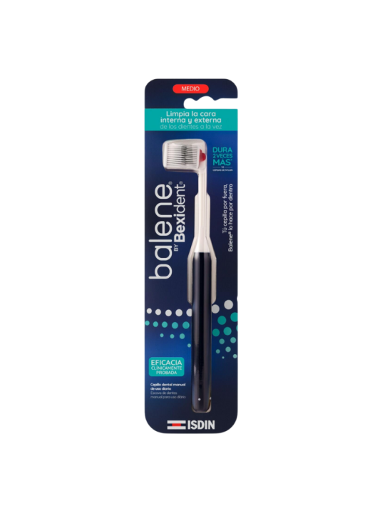 Isdin bexident balene cepillo adulto medio color azul