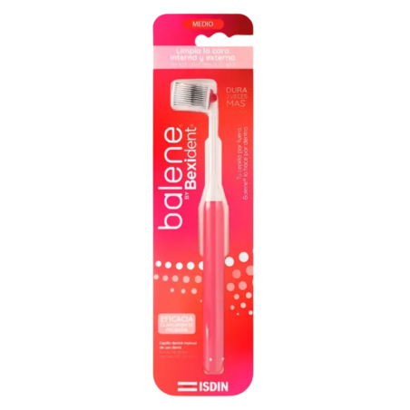 Isdin bexident balene cepillo adulto medio color coral