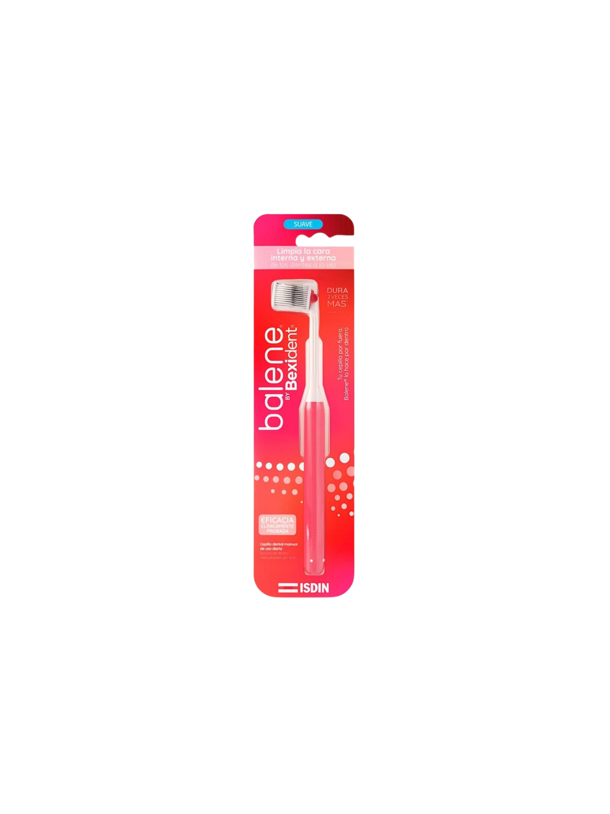 Isdin bexident balene cepillo adulto suave color coral