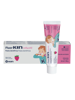 Fluor kin infantil pasta dentífrica 50ml sabor fresa