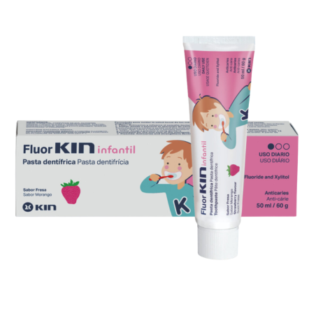 Fluor kin infantil pasta dentífrica 50ml sabor fresa