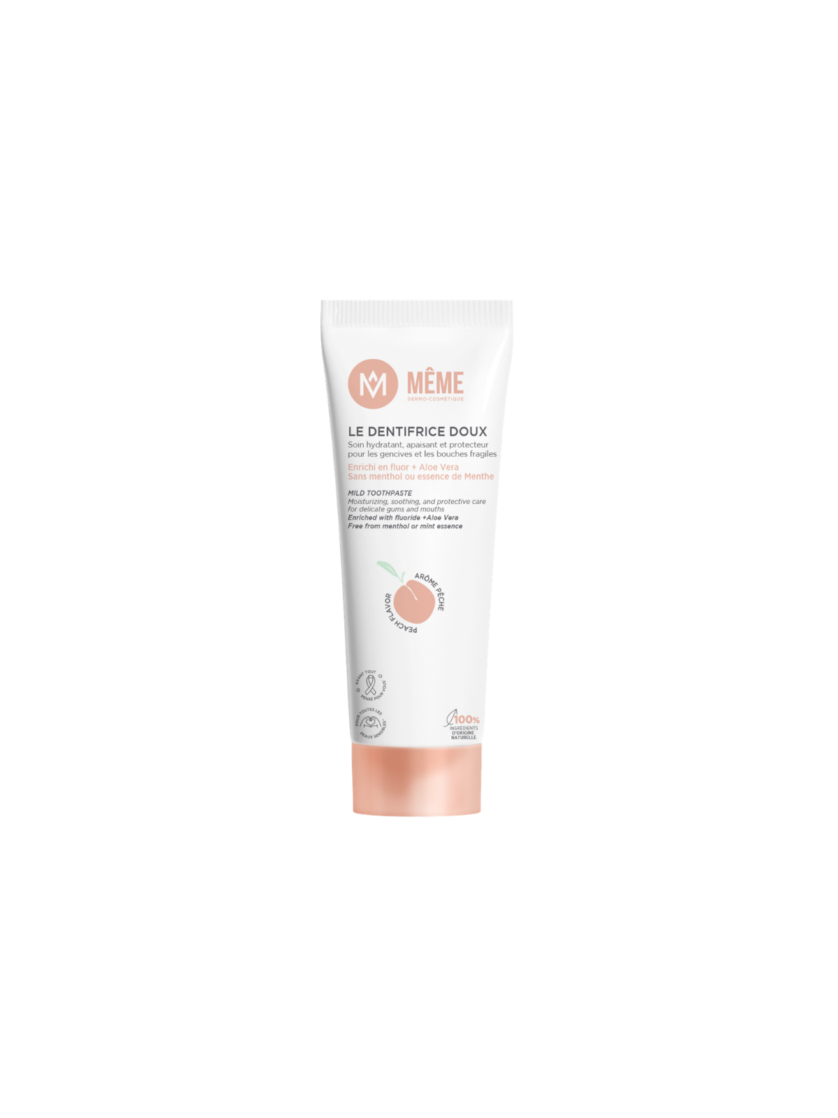 Meme dentifrico suave 75ml sabor melocoton