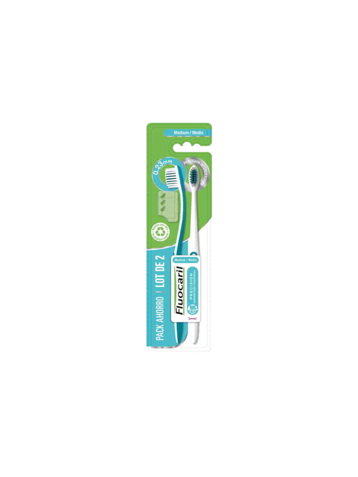 Fluocaril cepillo interdental precisión medio 2 unidades