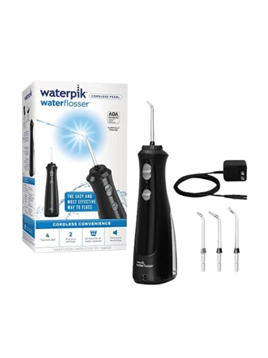 Waterpik irrigador bucal inalambrico cordless plus WF26 color negro