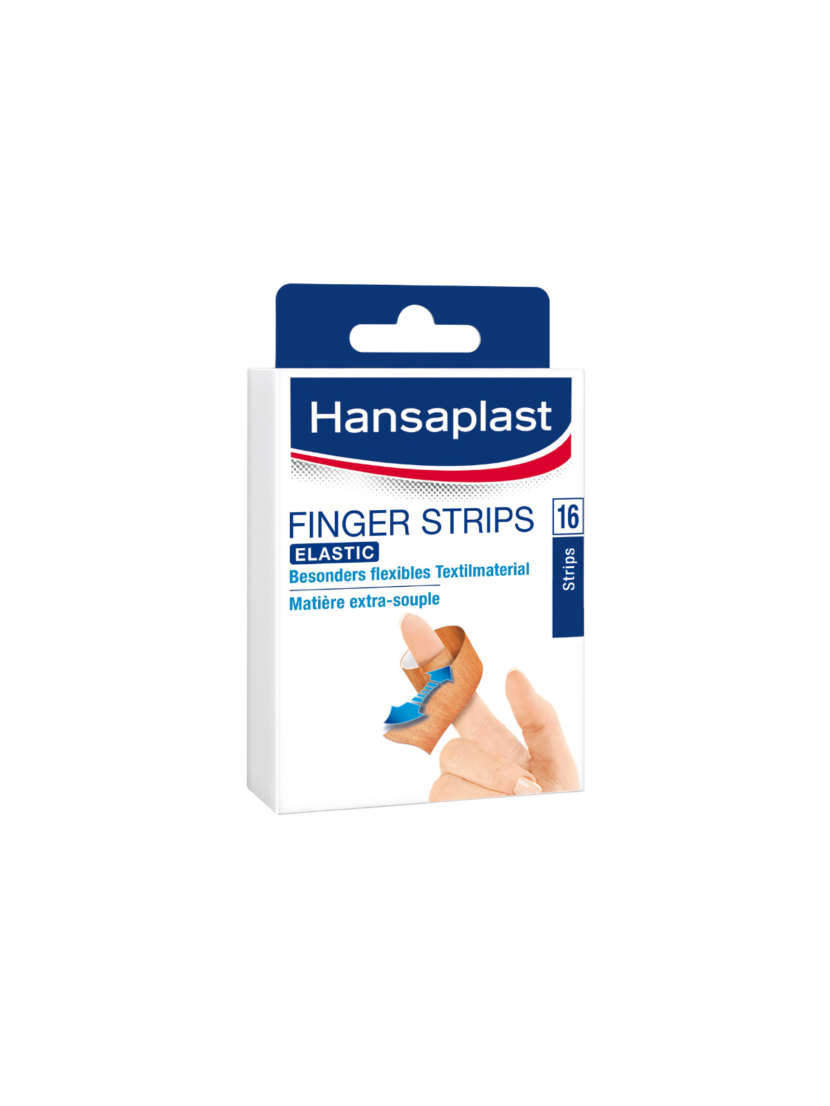 Hansaplast elastic tira para dedo 16 strips