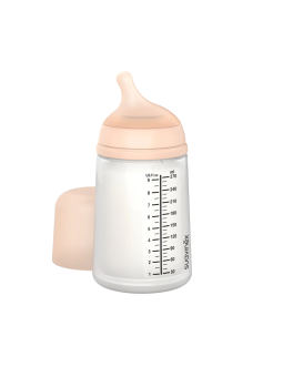 Suavinex biberon anticolico zero.zero tetina silicona flujo m 270 ml color claro 01