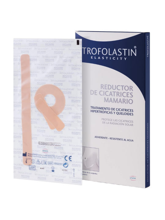 Trofolastin reductor de cicatriz mamario
