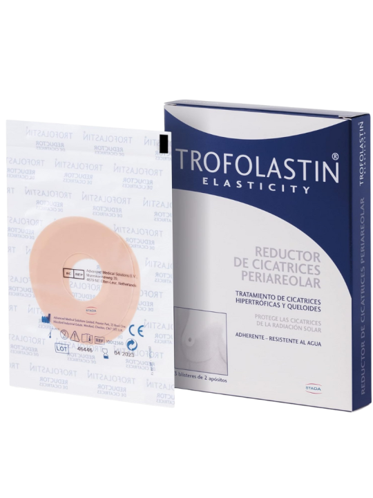 Trofolastin reductor de cicatriz periareolar
