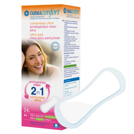 Farmaconfort compresas tocológicas ultra 2 en 1