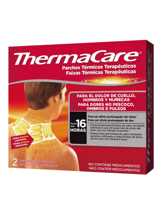 Thermacare parches cuello hombros y muñecas 2 uds