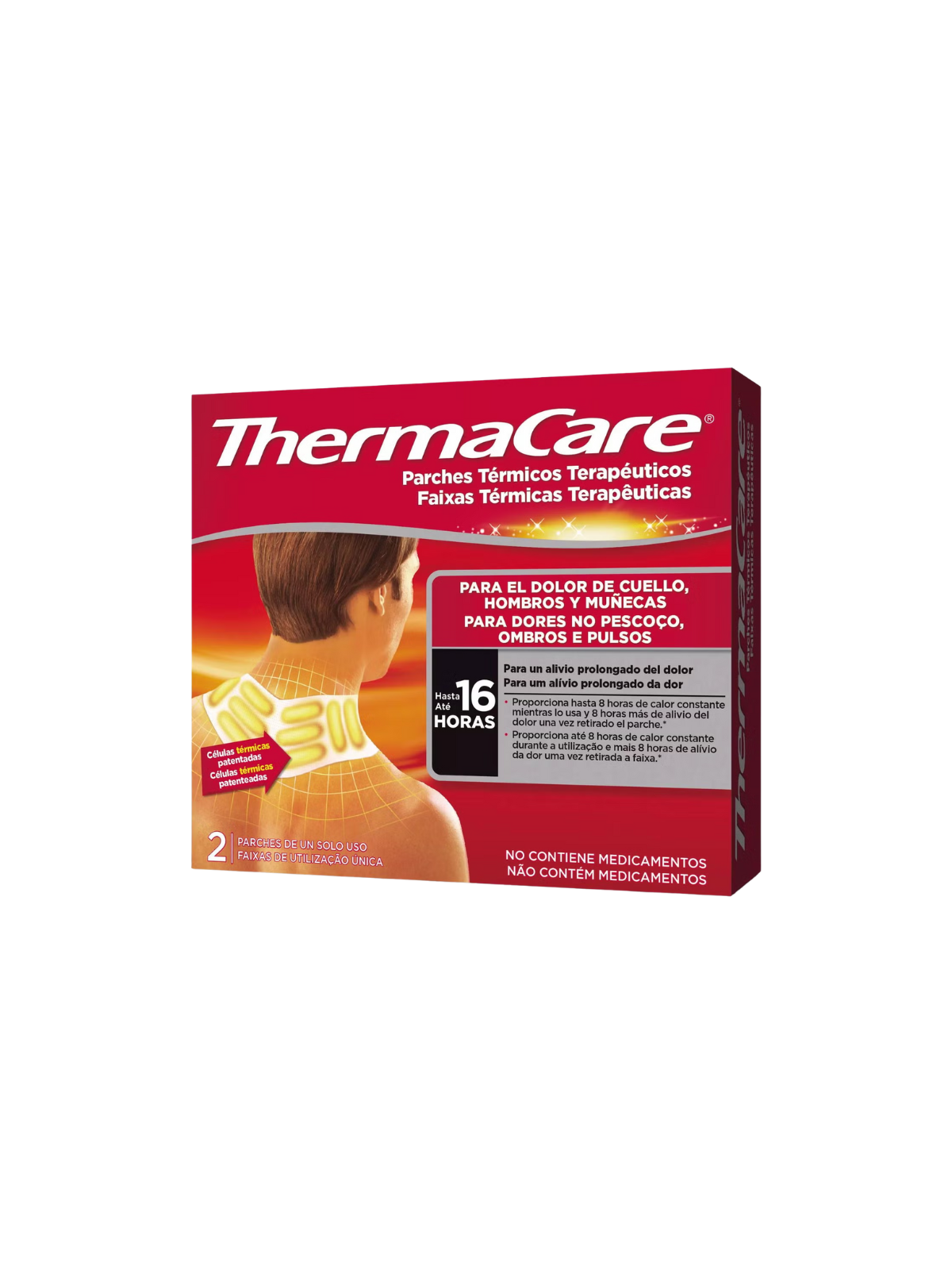 Thermacare parches cuello hombros y muñecas 2 uds