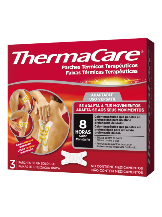 Thermacare adaptable parches termicos 3 uds