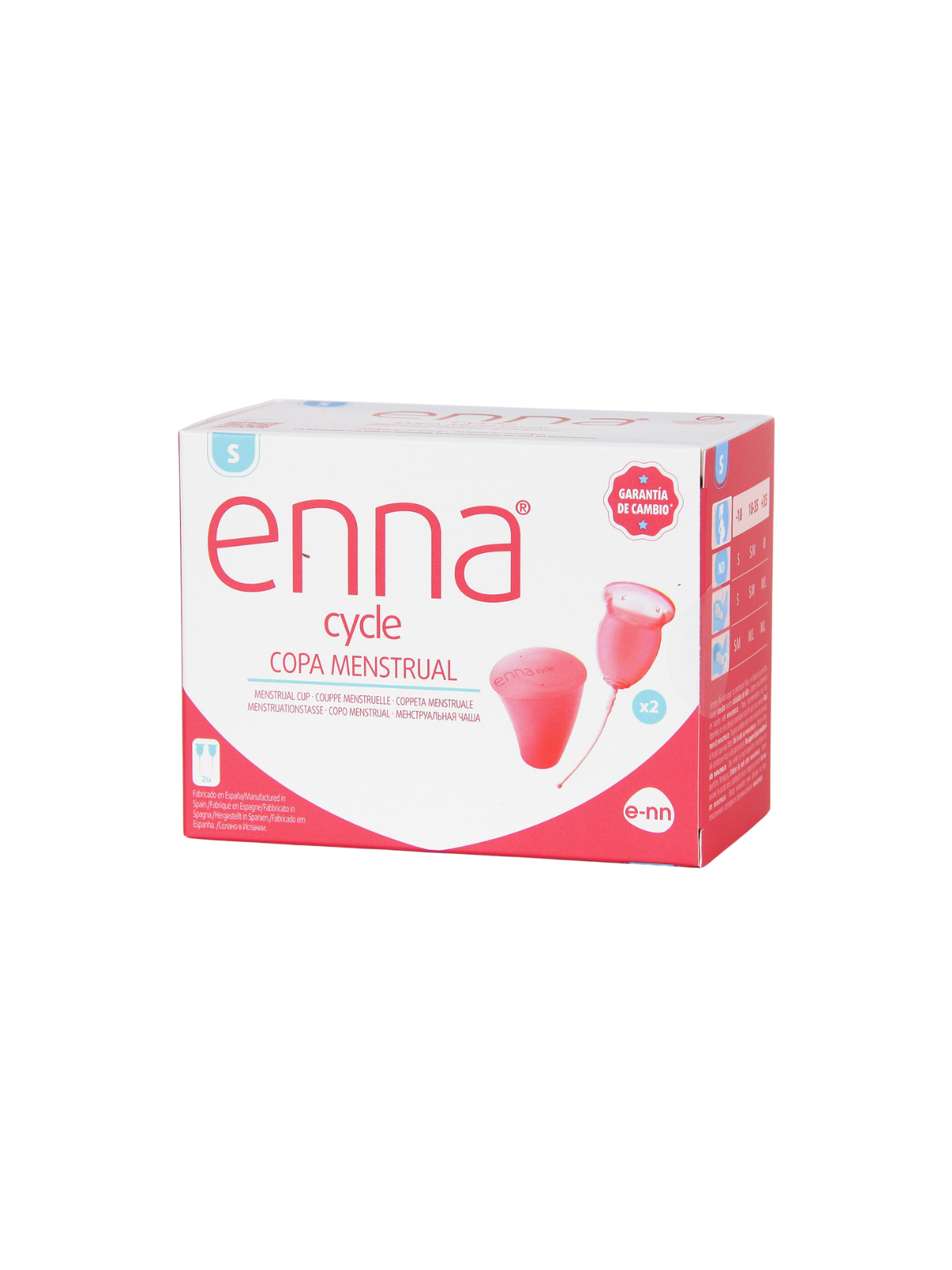 Enna cycle copa menstrual t- s