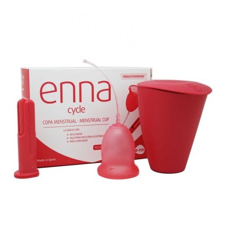 Enna cycle copa menstrual t- s con aplicador