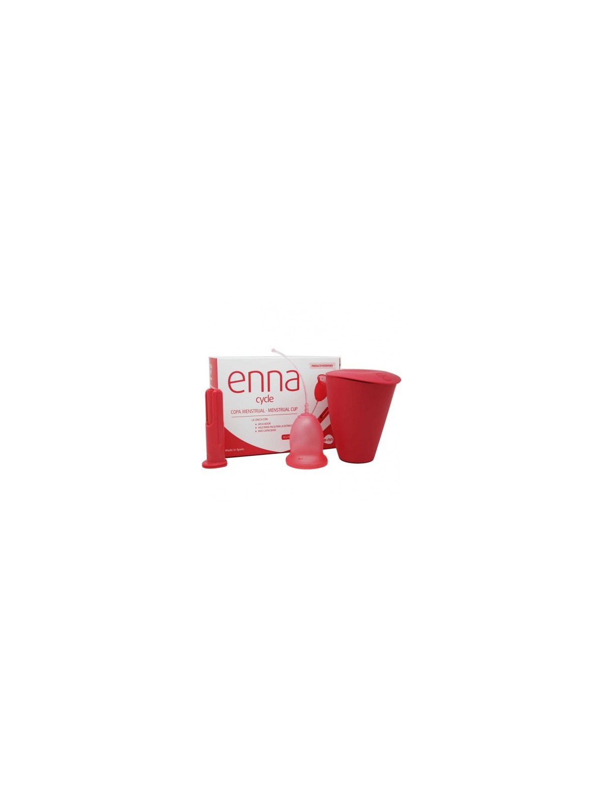 Enna cycle copa menstrual t- s con aplicador