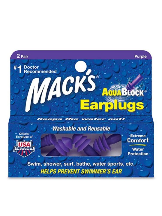 Macks tapones oidos aqua block 2 uds