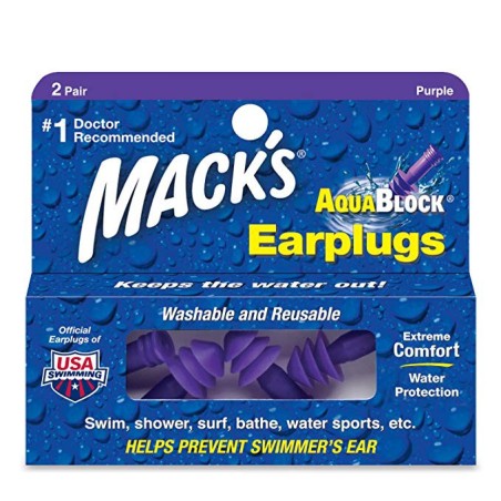Macks tapones oidos aqua block 2 uds