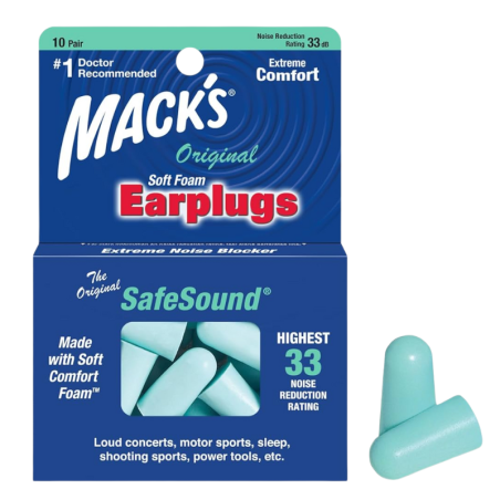 Macks tapones oidos espuma 10 uds